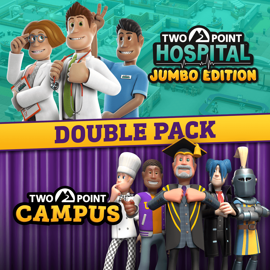 Two Point Hospital and Two Point Campus Double Pack PS4 & PS5
