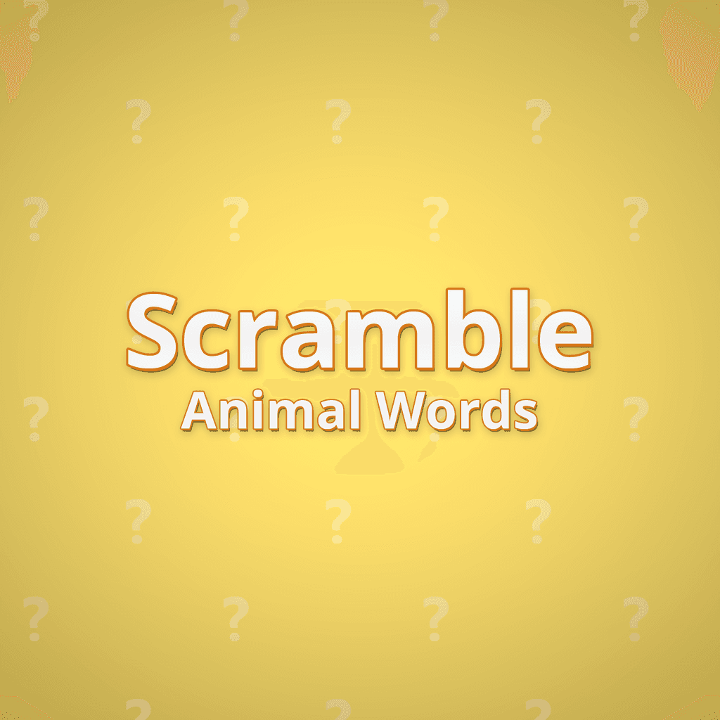 Scramble Animal Words