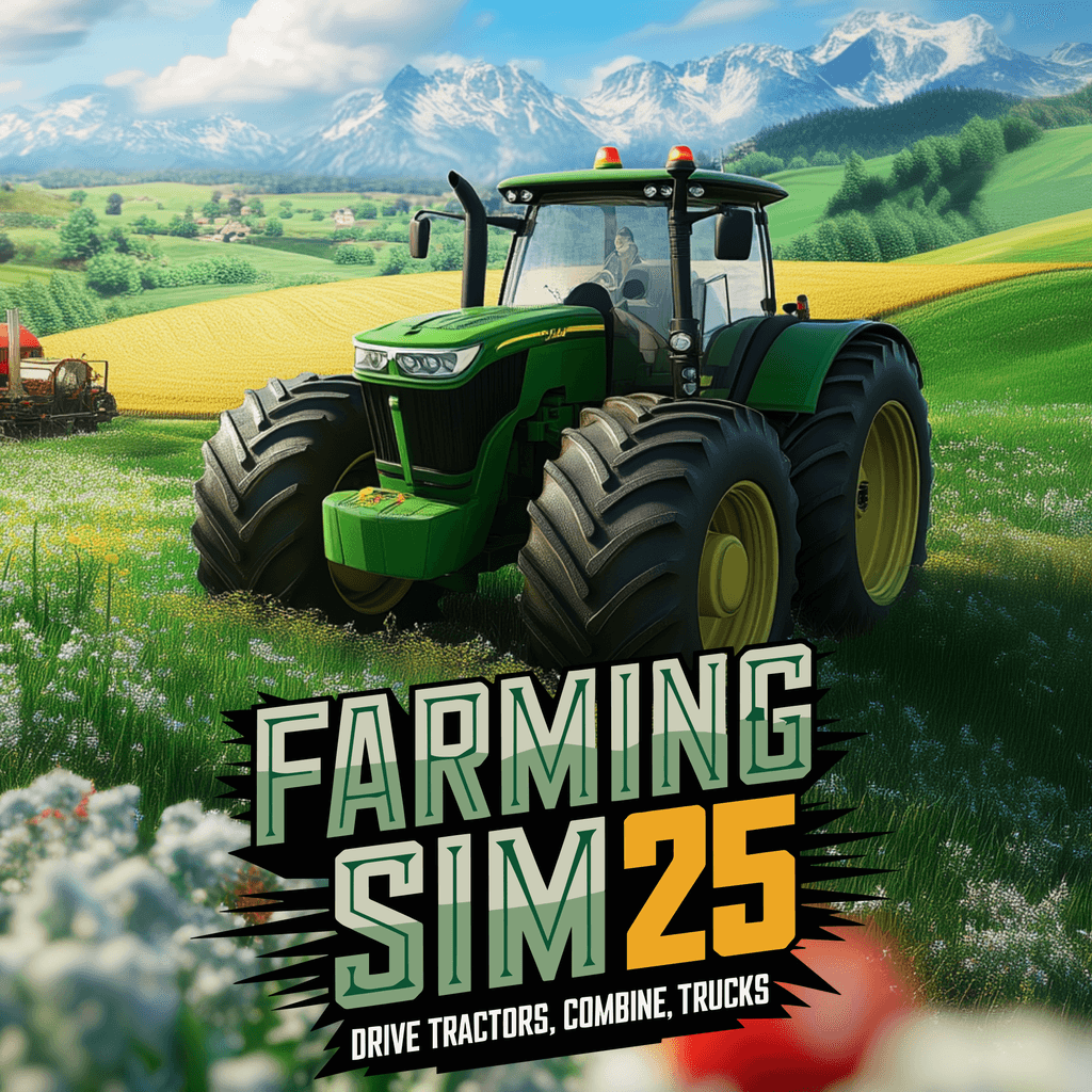 Farming Sim 25: Drive Tractors, Combine, Trucks