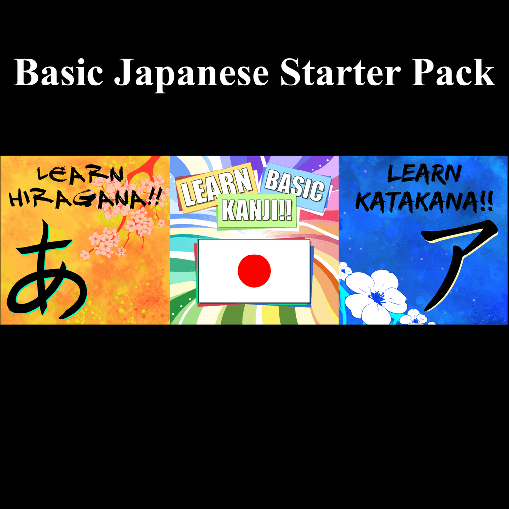 Basic Japanese Starter Pack