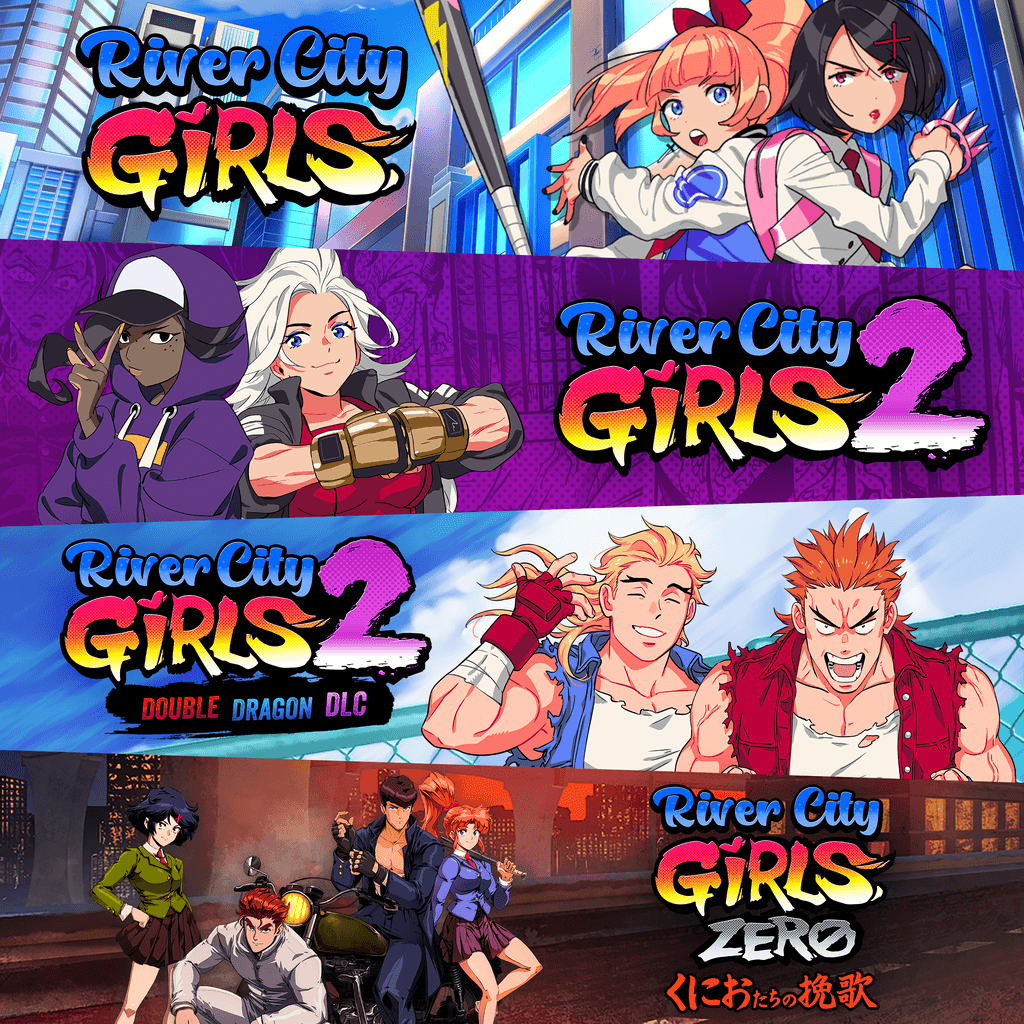 River City Girls 1, 2, and Zero + Double Dragon DLC Bundle
