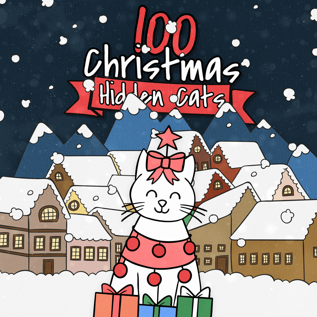 100 Christmas Hidden Cats