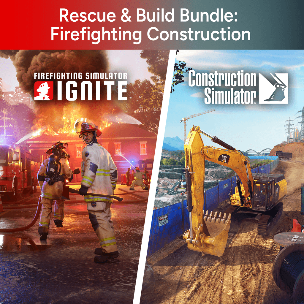 Rescue & Build Bundle: Firefighting Construction