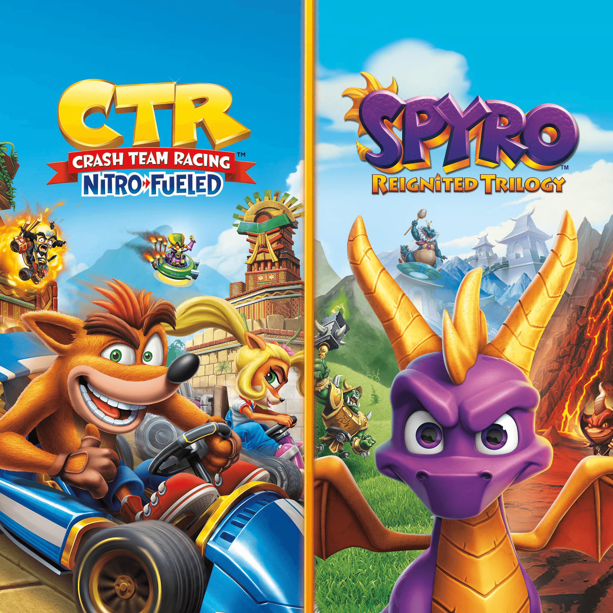 Crashâ„¢ Team Racing Nitro-Fueled + Spyroâ„¢ Game Bundle